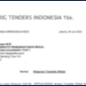 Keterbukaan Informasi Transaksi Afiliasi RIGS