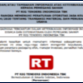 Revisi Keterbukaan Informasi Transaksi Material