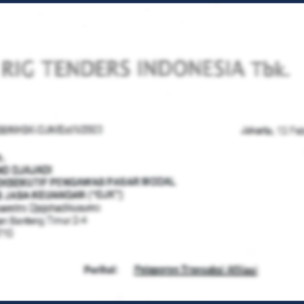 Laporan Transaksi Afiliasi RIGS